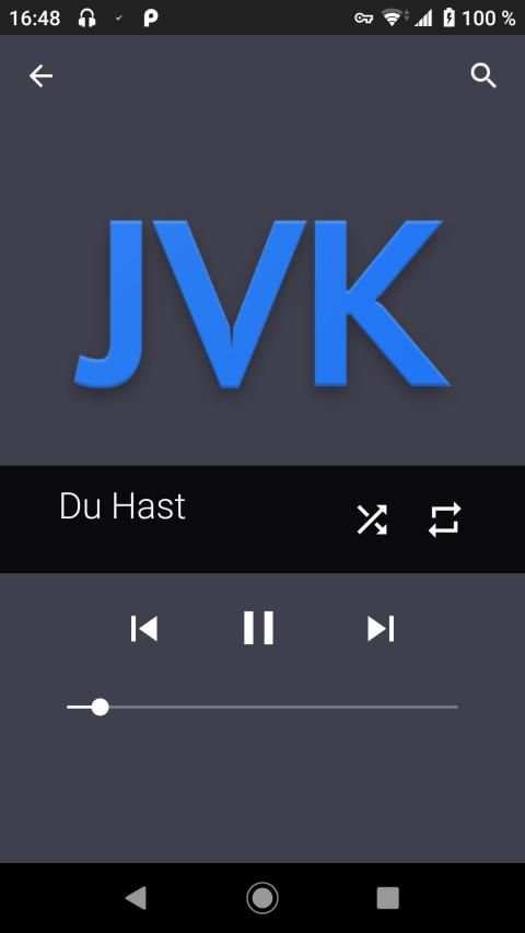 JVK Player - музыка ВК स्क्रीनशॉट 1