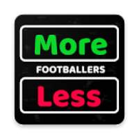 More Or Less Footballers Game