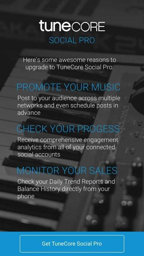 TuneCore Social screenshot 2