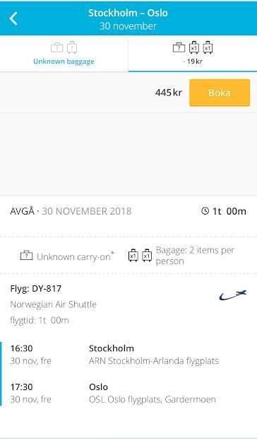 Billiga Flygresor screenshot 3