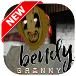 Scary granny Bendy! Free ink machine आइकन
