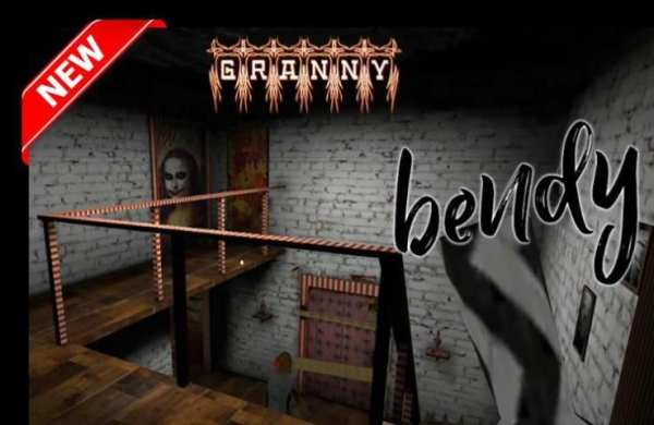 Scary granny Bendy! Free ink machine screenshot 1