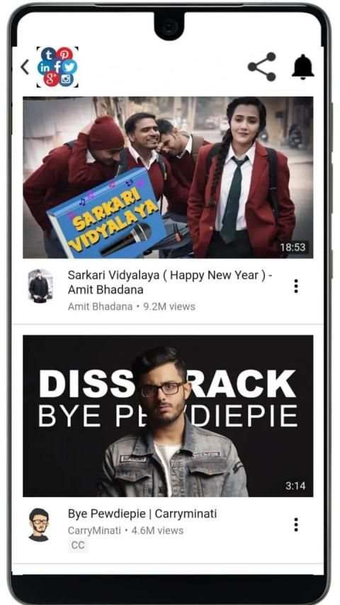 Facebook, Twitter, Instagram स्क्रीनशॉट 4