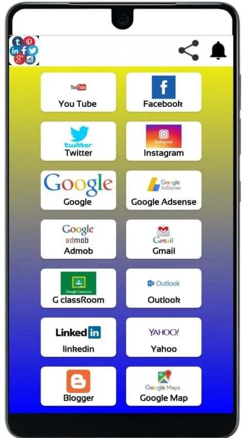 Facebook, Twitter, Instagram स्क्रीनशॉट 3