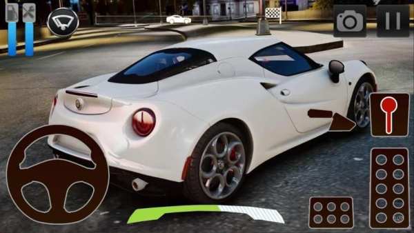 Car Driving Simulator Alfa Romeo स्क्रीनशॉट 2