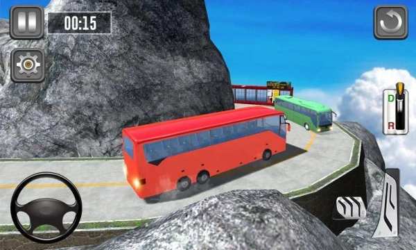 Bus Simulator Multilevel - Hill Station Game screenshot 1
