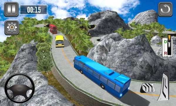 Bus Simulator Multilevel - Hill Station Game screenshot 2