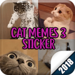 ikon WAStickerApps - Cute Cat Memes 3 Sticker