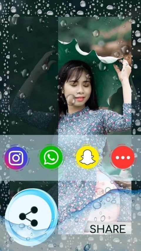 Rain snow video maker screenshot 4