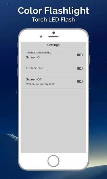 Color Flashlight - Torch LED Flash On Call & SMS screenshot 2