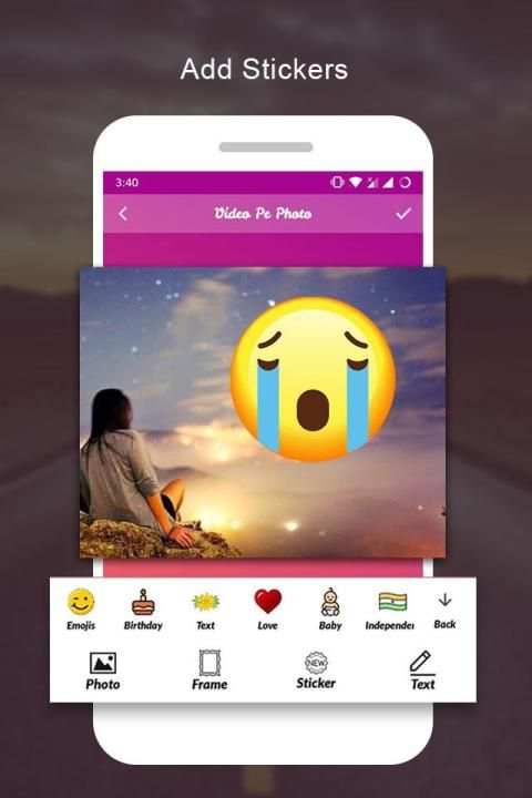 Video Pe Photo : विडयो पे फोटो और नाम लिखे screenshot 3