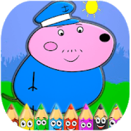 Coloring Pepa And Pig आइकन