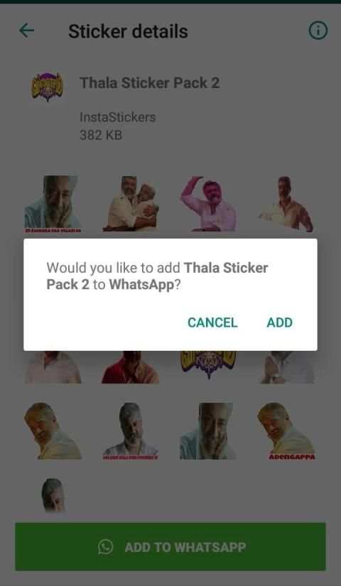 Ajith Stickers For WhatsApp screenshot 1