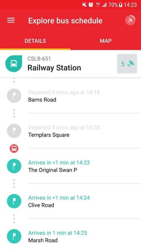Oxford Bus स्क्रीनशॉट 2
