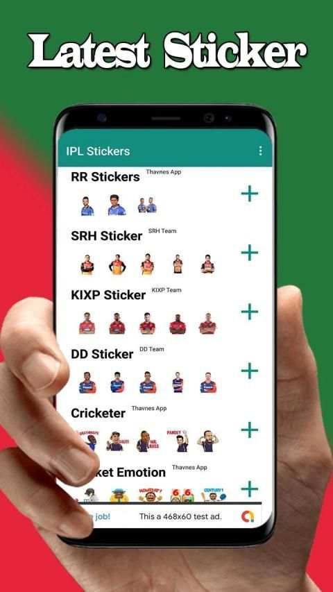 IPL Cricketer Stickers : WAStickerApps screenshot 9