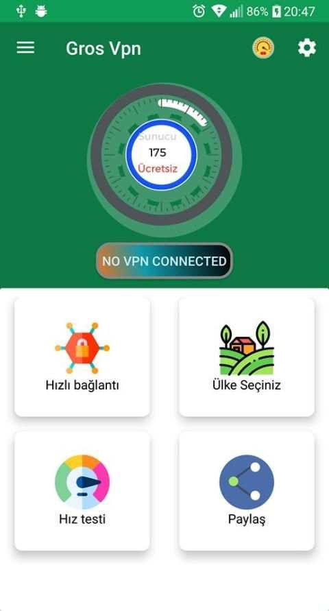 Gros Vpn screenshot 1