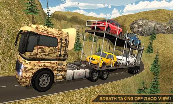 Offroad Army Car Transporter - World War Challenge स्क्रीनशॉट 21