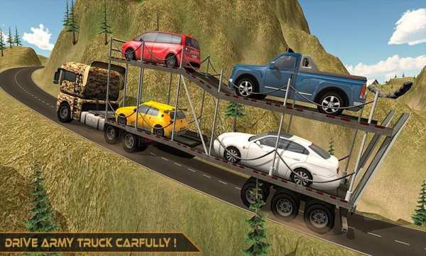Offroad Army Car Transporter - World War Challenge स्क्रीनशॉट 20