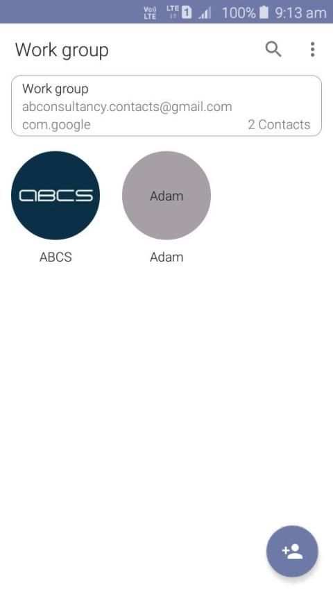 Contacts screenshot 1