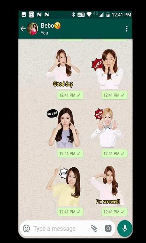 WAStickerApps Korean Idol Stickers screenshot 4