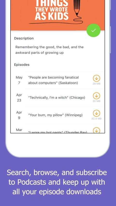 Podcast Player by TuneVu स्क्रीनशॉट 4