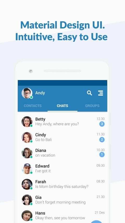 AstraChat - Direct XMPP Client स्क्रीनशॉट 16