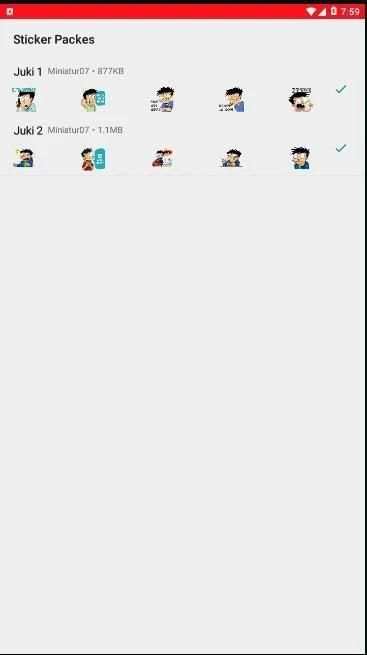 Juki Whatsapp Stiker screenshot 3