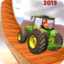 Mega Ramp Tractor Racing: Extreme Stunts आइकन