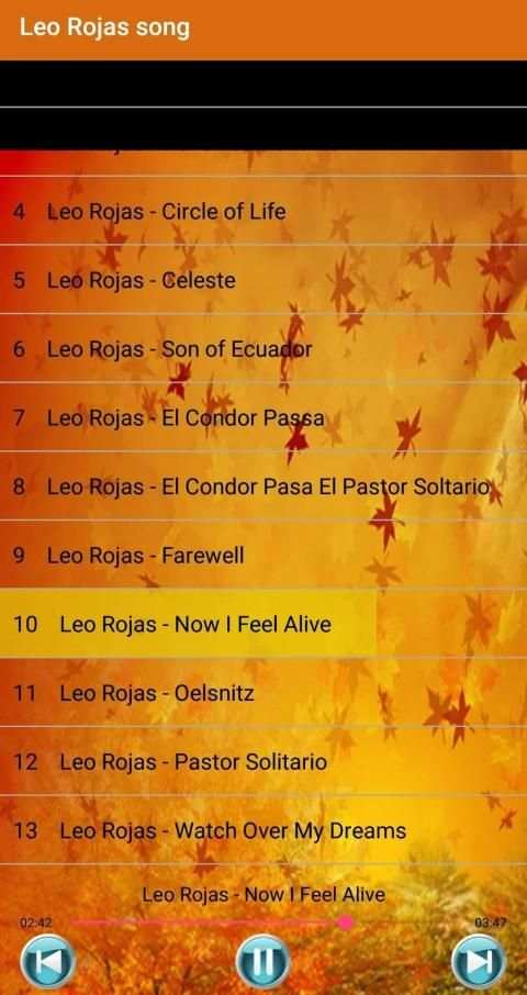 Leo Rojas Song screenshot 3