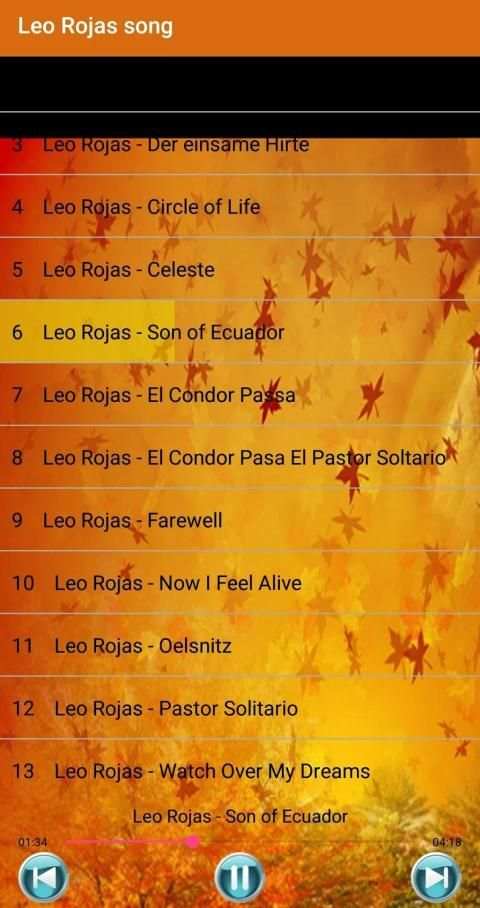 Leo Rojas Song screenshot 4