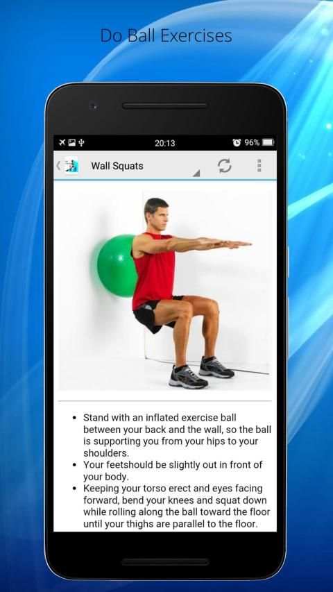 Stability Ball Exercises - Full Body Workouts screenshot 4