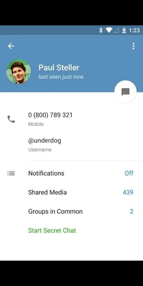 O‘zbek Telegram messenger screenshot 3