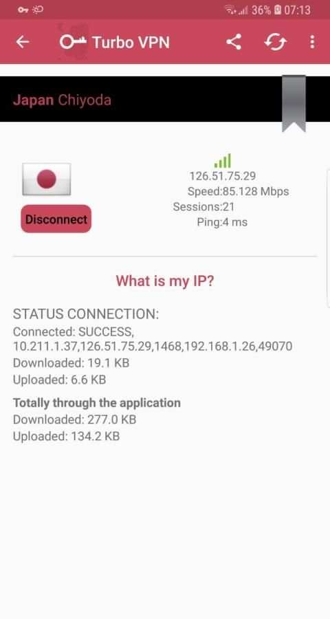 Turbo VPN - Unlimited Free VPN & Proxy screenshot 1