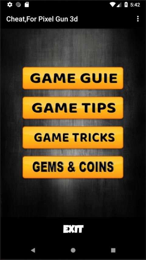 Cheat For Pixel Gun 3D screenshot 1