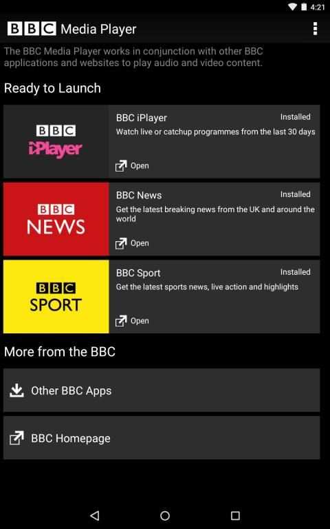 BBC Media Player screenshot 5