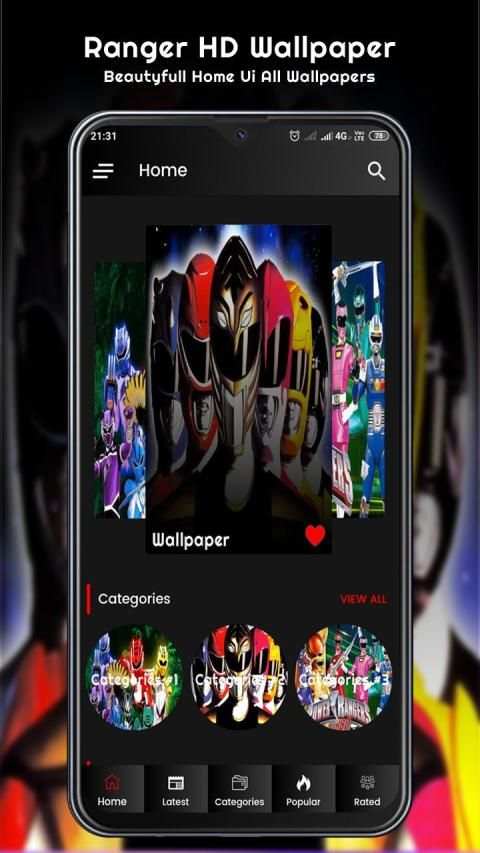 Power Hero Rangers for Wallpapers 4K screenshot 4