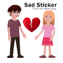 Sad Sticker Pack for Whatsapp(WAStickerApps) आइकन