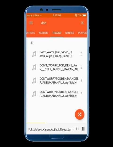 AOne Player स्क्रीनशॉट 1