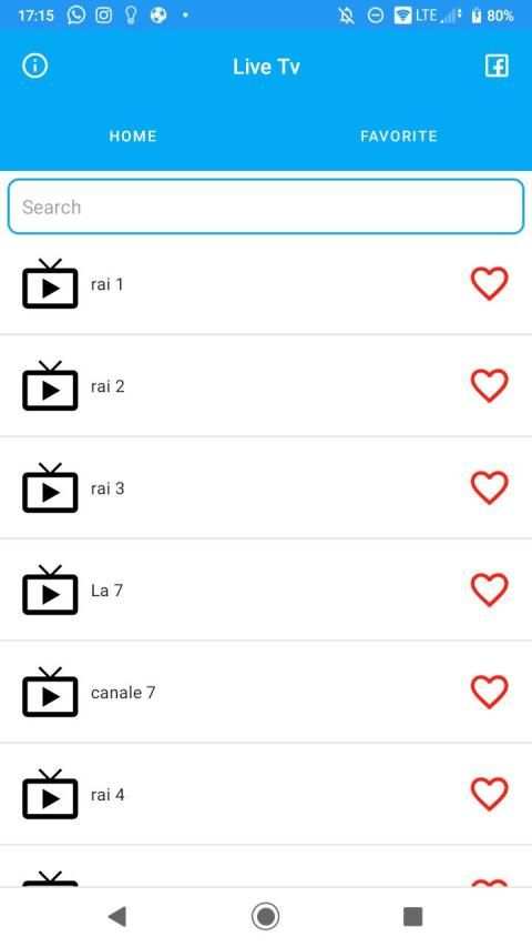 TV italiane 2 تصوير الشاشة