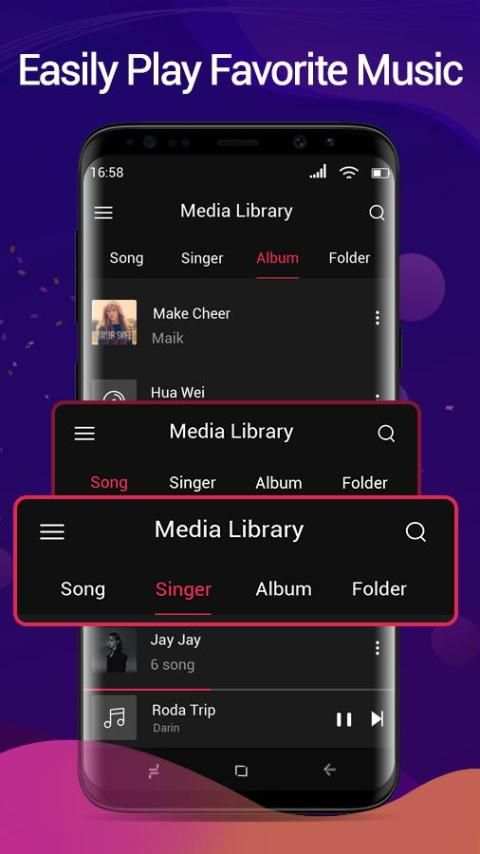 Music Player & Audio Player स्क्रीनशॉट 3