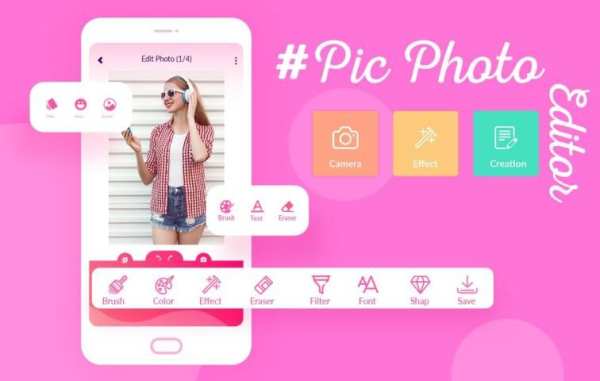 Pic Editor - Photo Editor स्क्रीनशॉट 3