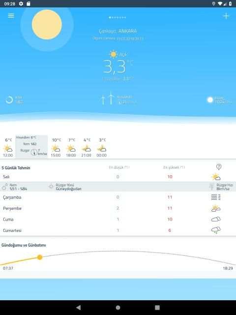 Meteoroloji Hava Durumu screenshot 6