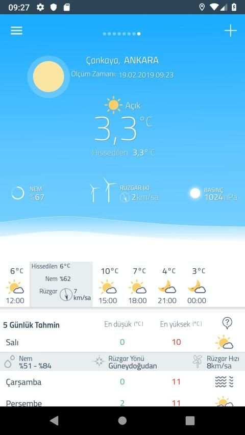 Meteoroloji Hava Durumu screenshot 15