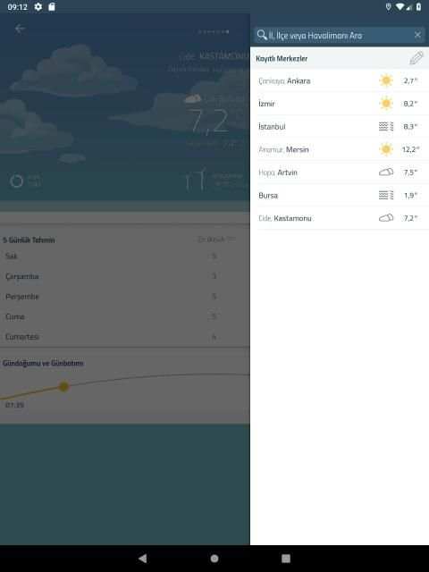 Meteoroloji Hava Durumu screenshot 5