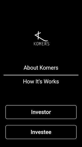 Komers Mobile Application स्क्रीनशॉट 1
