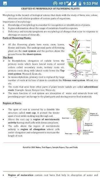 Biology Notes For Class 11 screenshot 1