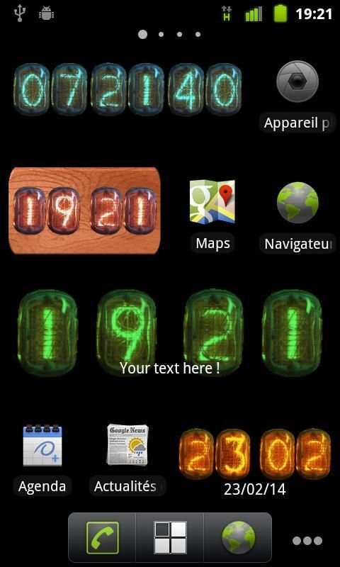 Nixie Clock Widget screenshot 5