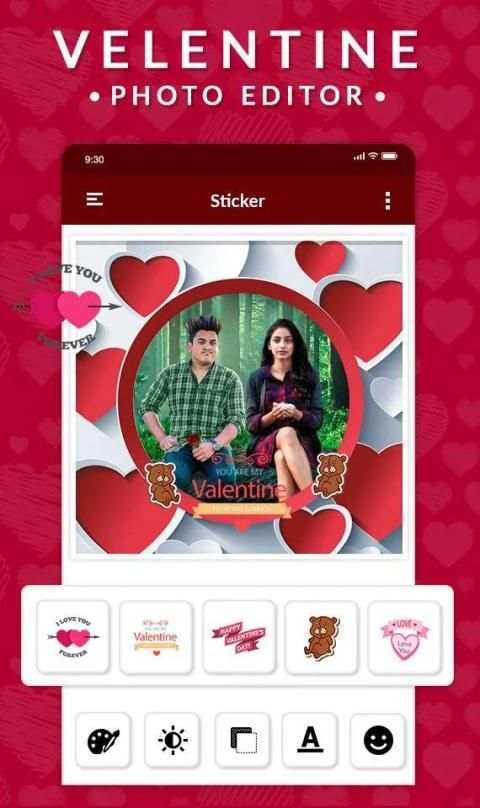 Valentine’s Day Photo Editor - Love Photo Editor screenshot 2