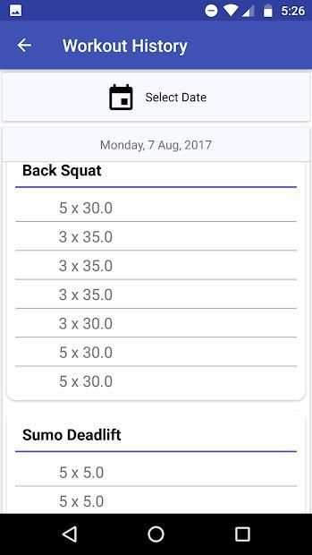 Nsuns 5/3/1 Program Log screenshot 2