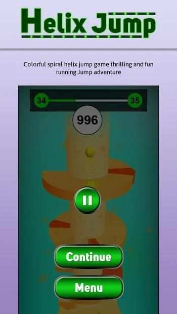 3d Helix Jump Ball Balance Spring Game screenshot 3
